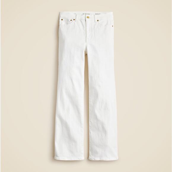 J. Crew Denim - J.Crew Women’s High Rise Kick Out Jeans White Denim CH908 | Size 28 New